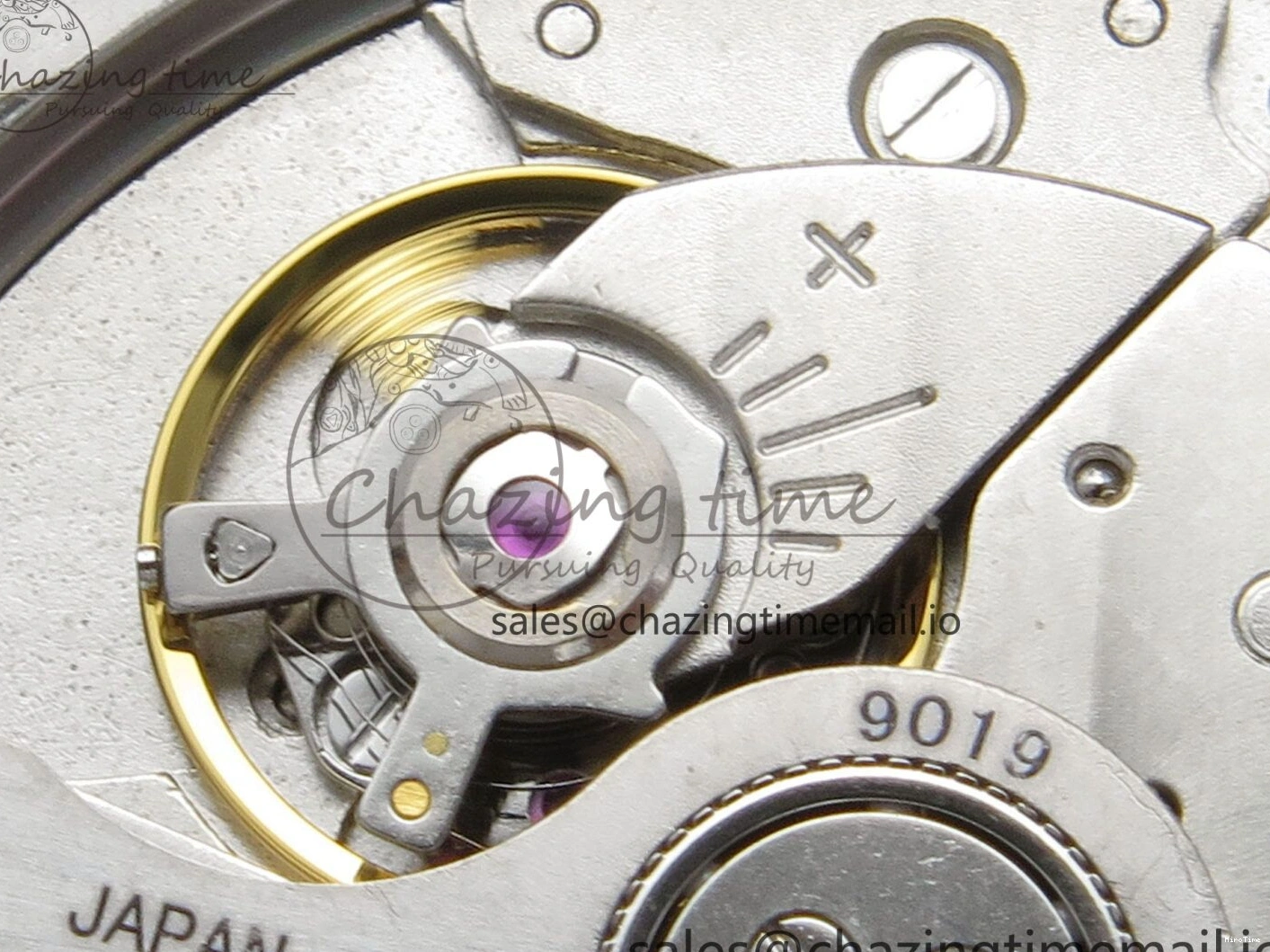 MIROTIME 0419 Pilot Mark XX BLSF 1:1 Best Edition Black Blue Dial on Blue Rubber Strap MIYOTA Sleek 6989